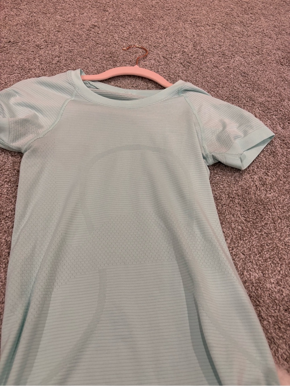 lululemon athletica Mint Green Short Sleeve Athletic Top